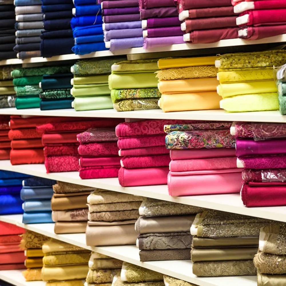 Premium silk fabric selection